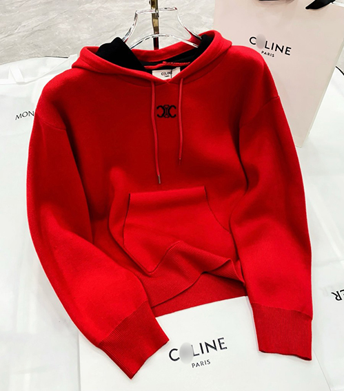 セリーヌ レディース ニットセーターレッド