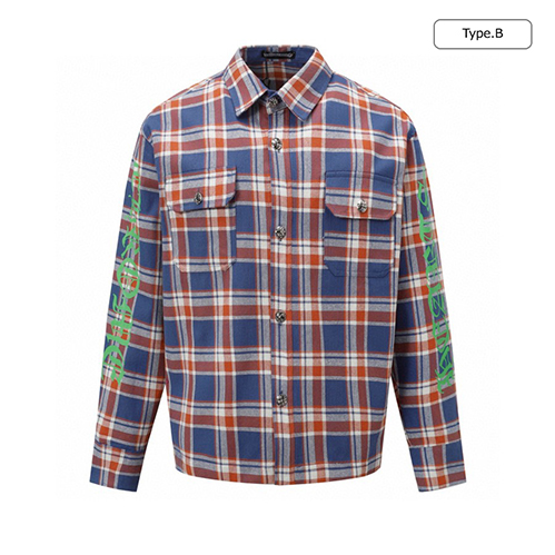 クロムハーツスーパーコピー メンズレディース シャツチェック柄デザイン