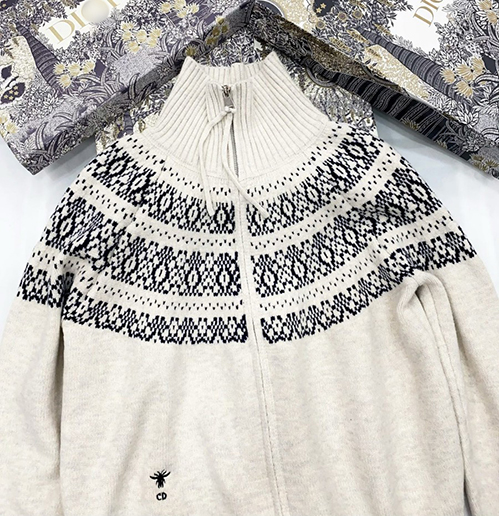 ディオール レディース ニットジャケット アウター暖かさ