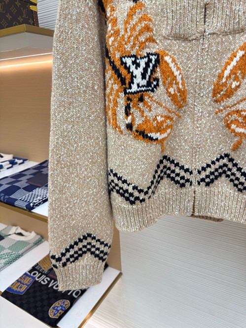 ルイ・ヴィトン ニットジャケット アウターアイコニックな感性