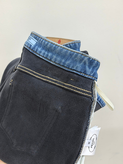 プラダ レディース デニムパンツスリムシルエット