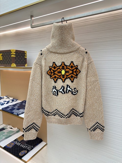 ルイ・ヴィトン ニットジャケット アウターアイコニックな感性