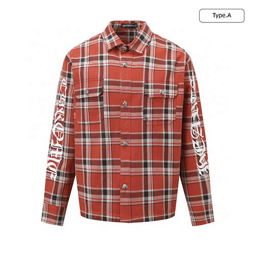 クロムハーツスーパーコピー メンズレディース シャツチェック柄デザイン