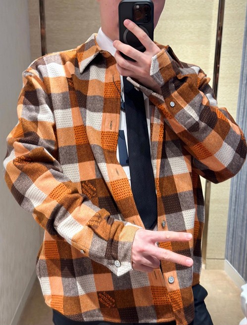 ルイ・ヴィトンスーパーコピー メンズ／レディース シャツチェック柄デザイン