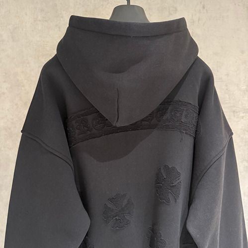 クロムハーツスーパーコピー パーカー フードジャケットクロスパッチ付き