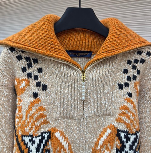 ルイ・ヴィトン ニットジャケット アウターアイコニックな感性