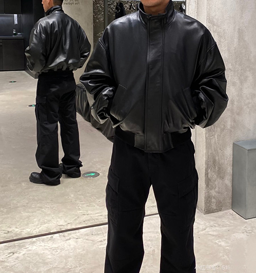 バレンシアガスーパーコピー レザージャケット アウターラムレザー