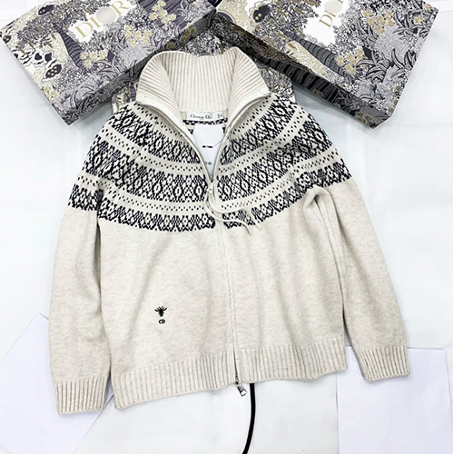 ディオール レディース ニットジャケット アウター暖かさ