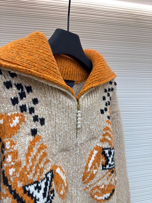 ルイ・ヴィトン ニットジャケット アウターアイコニックな感性