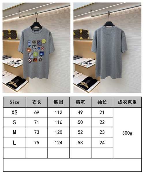 ルイ・ヴィトン メンズ・レディース 半袖Tシャツ存在感あふれる