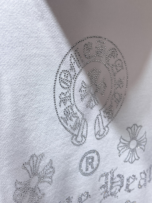 クロムハーツ スーパーコピーホースシュー バックプリント ジップパーカー