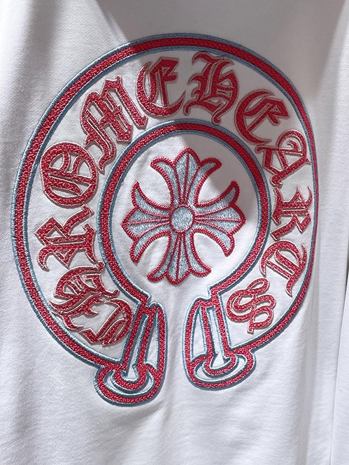 クロムハーツコピー ホースシューロゴ ジップアップ フーディー