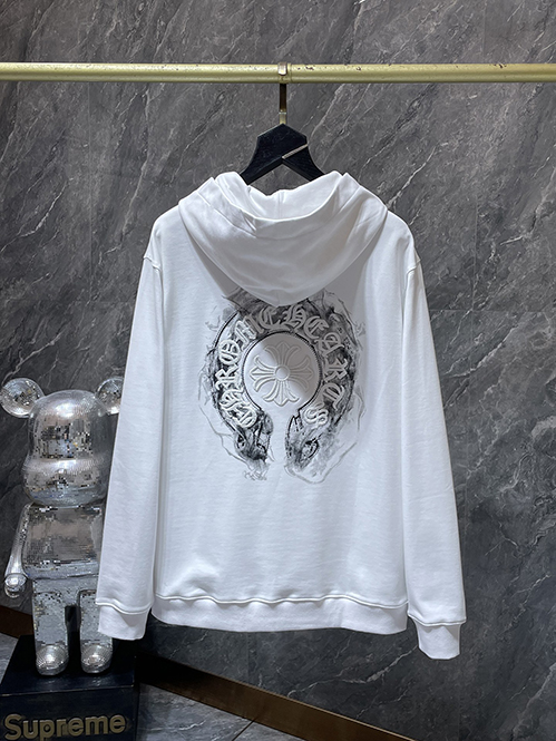 クロムハーツスーパーコピー ホースシュー デザイン フードジップアップ