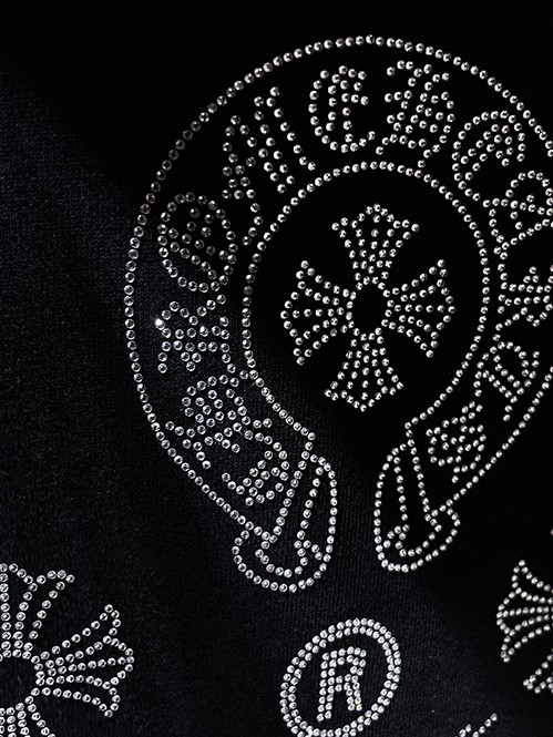 クロムハーツ スーパーコピーホースシュー バックプリント ジップパーカー