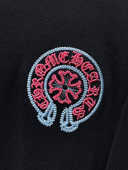 クロムハーツコピー ホースシューロゴ ジップアップ フーディー