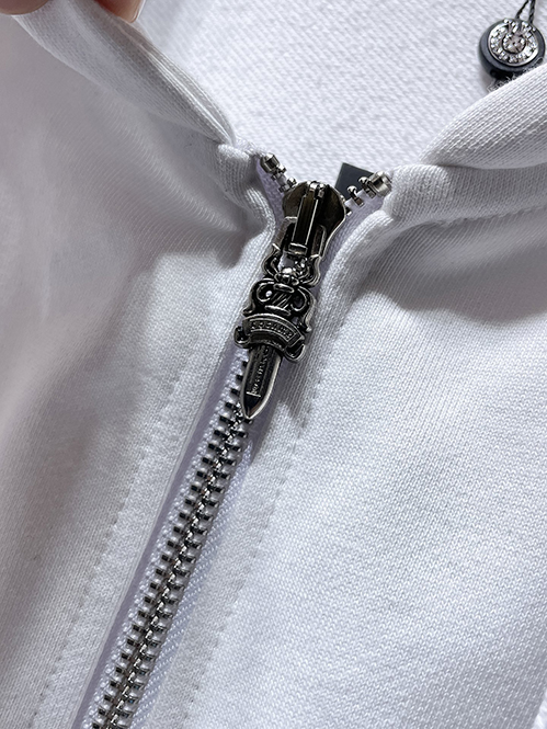 クロムハーツ スーパーコピーホースシュー バックプリント ジップパーカー