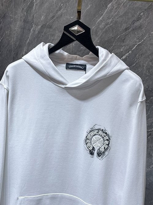 クロムハーツスーパーコピー ホースシュー デザイン フードジップアップ