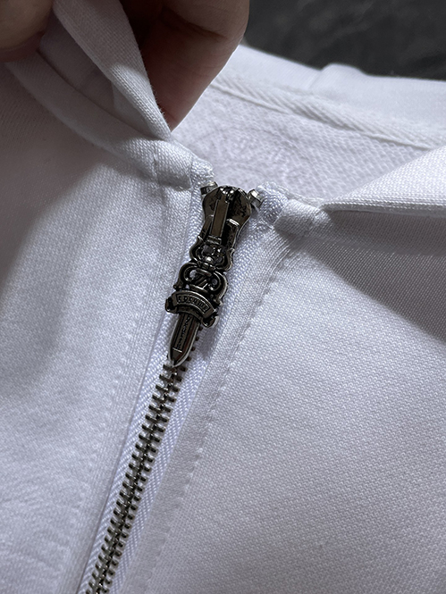 クロムハーツスーパーコピー ホースシュー 刺繍ロゴ フードパーカー