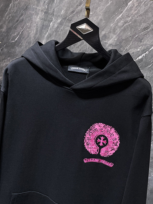 クロムハーツコピー ホースシュー ヘビーコットン ジップパーカー