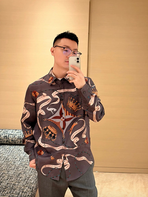 ルイ・ヴィトンメンズ レディース キーポル ボストンバッグ デニムシャツ