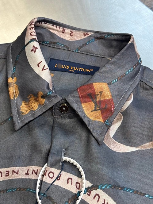 ルイ・ヴィトンメンズ レディース キーポル ボストンバッグ デニムシャツ