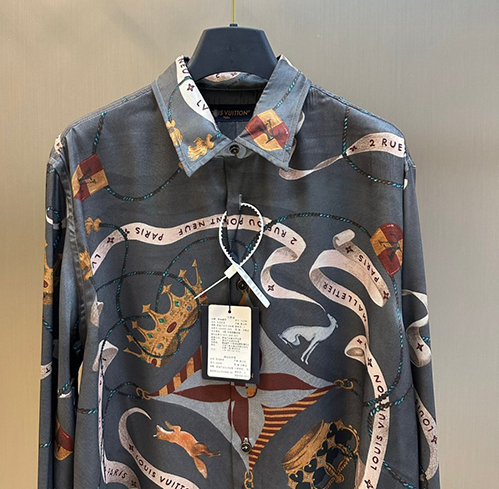 ルイ・ヴィトンメンズ レディース キーポル ボストンバッグ デニムシャツ
