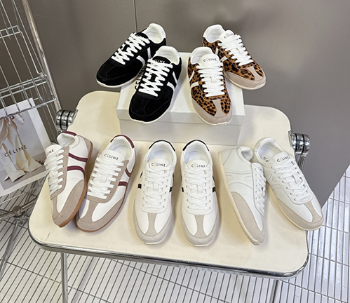 セリーヌメンズ レディース レーサー ローカット スニーカー ビブラム