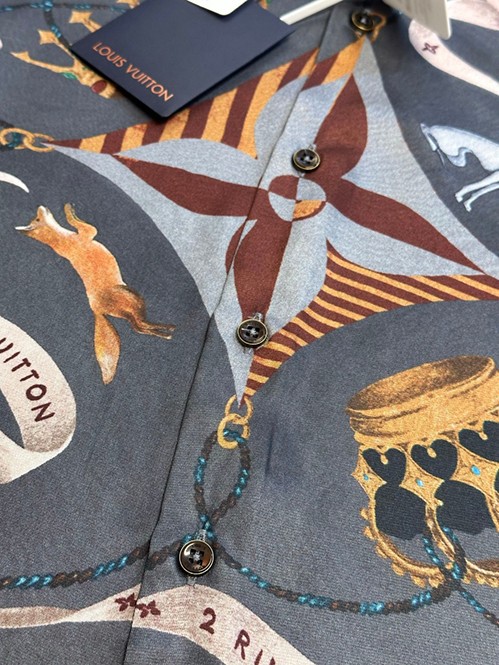 ルイ・ヴィトンメンズ レディース キーポル ボストンバッグ デニムシャツ