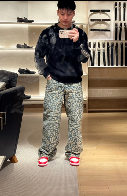 ルイ・ヴィトン デニムパンツ ポケットカーゴパンツ