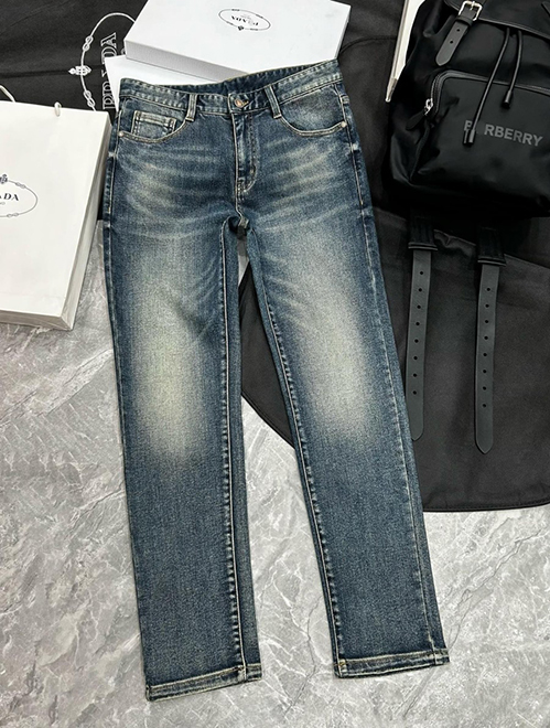 ルイ・ヴィトン ストリートスタイル デニムカーゴパンツ