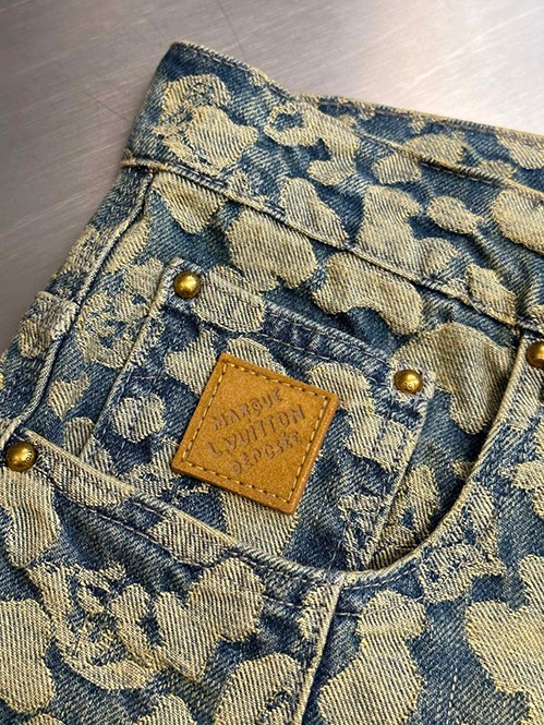 ルイ・ヴィトン デニムパンツ ポケットカーゴパンツ