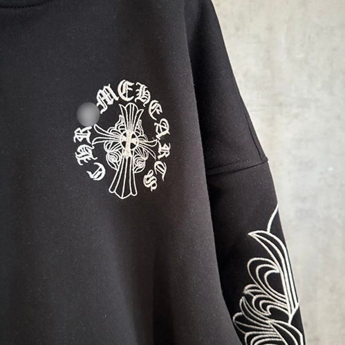 クロムハーツ クロスパッチ フードパーカー