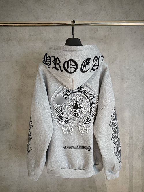 クロムハーツ クロスパッチ フードパーカー