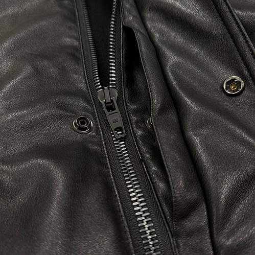 バレンシアガ オーバーサイズ レザー バイカージャケット