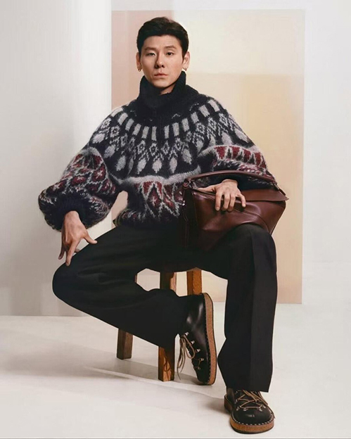 ロエベ ラグジュアリー ニットジャケット