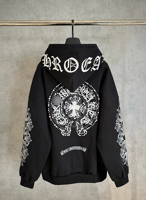 クロムハーツ クロスパッチ フードパーカー