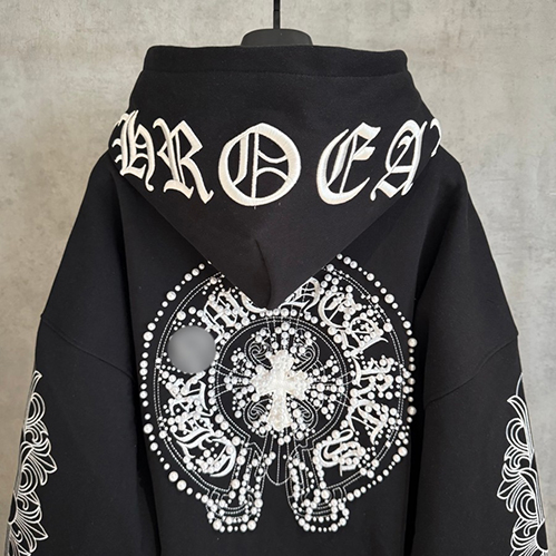 クロムハーツ クロスパッチ フードパーカー