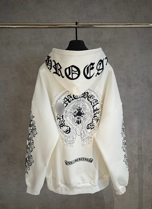 クロムハーツ クロスパッチ フードパーカー