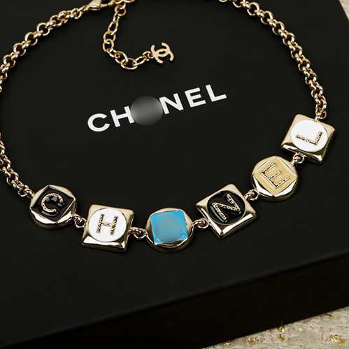 シャネル ゴールドトーン チェーン ネックレス