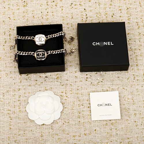 シャネル パール＆CCロゴ ブレスレット