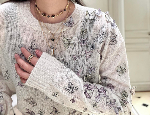 ディオール レディース エレガント チェーン ネックレス