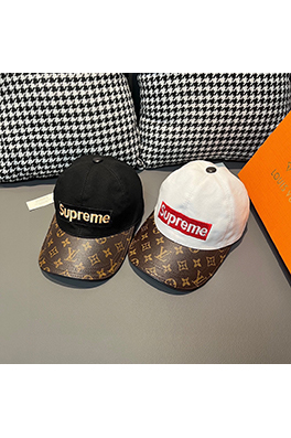 ルイヴィトン X シュプリーム スーパーコピー  ステッチ刺繍ファッションサンハット