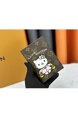 ルイヴィトン  猫のピンクのプリント財布 M60410
