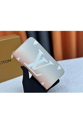 ルイヴィトン  モノグラムコーティングキャンバスジッパー財布 M80361 M60017