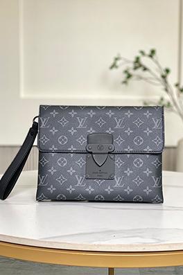 ルイヴィトン   モノグラム・エクリプスコーティングキャンバス LV クラッチバッグ