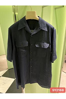 プラダ  新しいリネン半袖シャツ