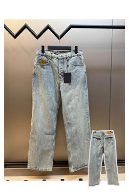 ルイヴィトンコピーデニム ストレートフィットデニムパンツメンズファッションの通販