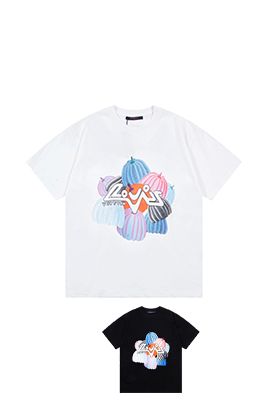 ルイヴィトンカボチャのアルファベットプリントTシャツ