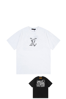 ルイヴィトン前後プリントLOGOTシャツ