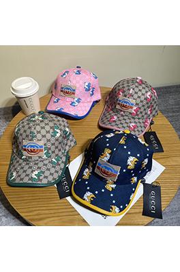 グッチハードトップ刺繍ベースボールキャップ